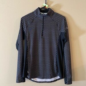 NWT Black and White 1/4 Zip adidas Aeroready Top